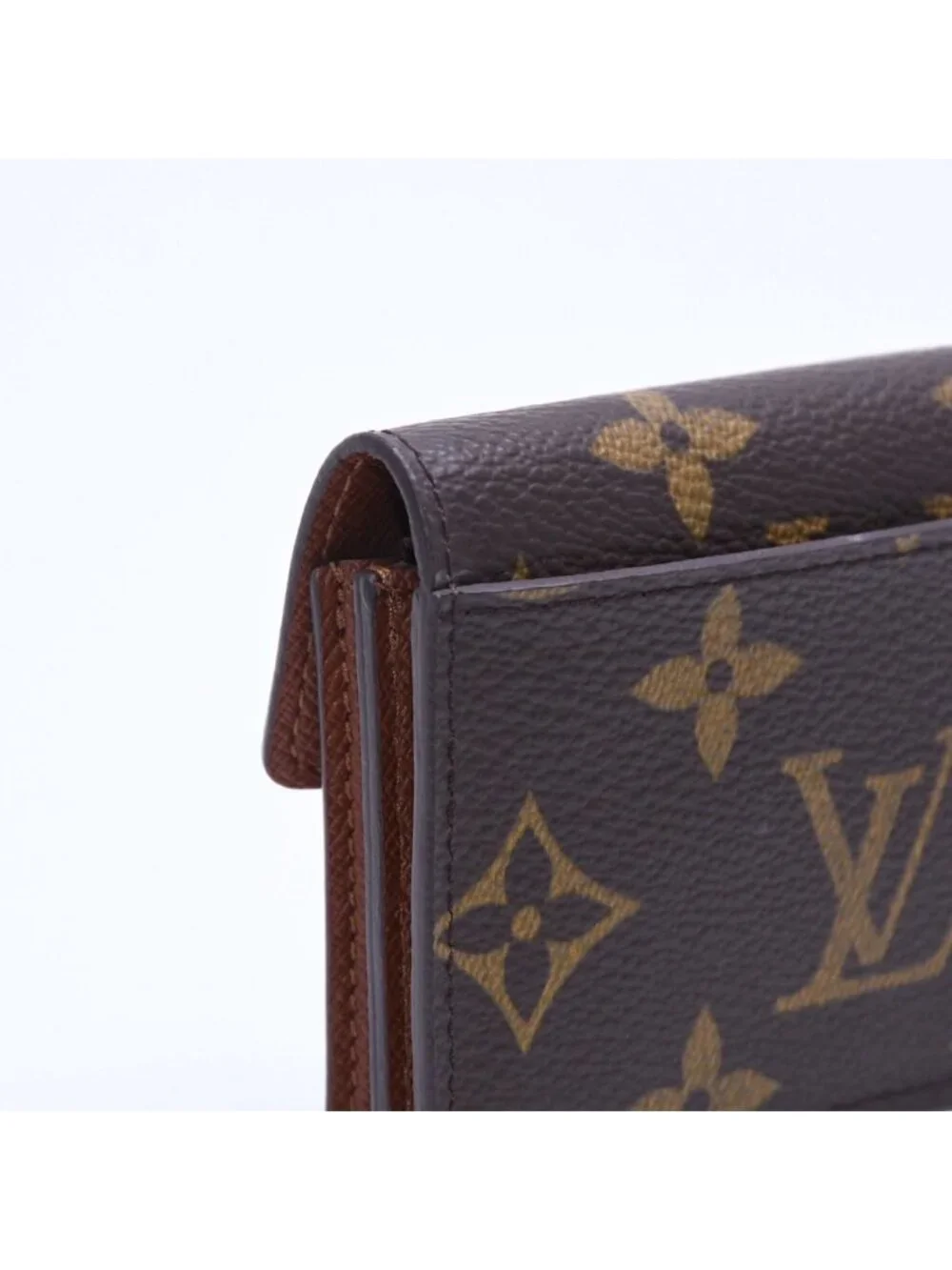 Louis Vuitton Porte Monnaie Arcodian Monogram Canvas Brown Coin Purse Card Case